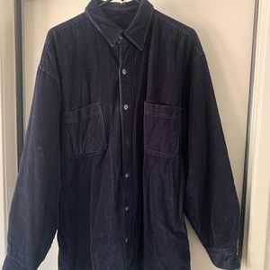 Vintage Cord Button up collar Jacket